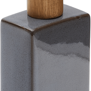 Sæbedispenser Kave Home Silvet blå keramik akacietræ H18x8,5x5,5 cm nordisk design