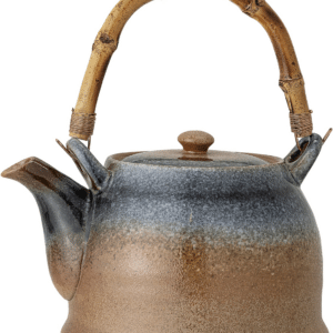 Tekande Bloomingville Aura 1 l porcelæn med bambushåndtag blå