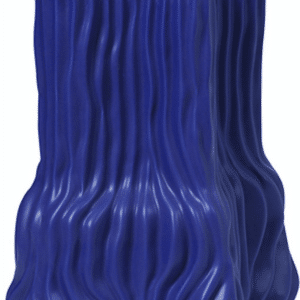 Vase Broste Copenhagen Magny stentøjsvase blå H23,5 x B18,5 x L19 cm