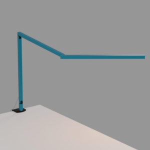 Z-Bar mini blå væg bordlampe Koncept - Bordklemme