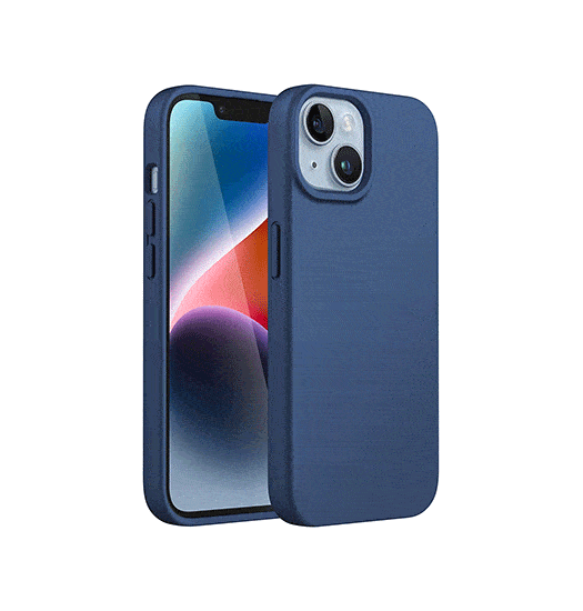iPhone 13 Mini - Deluxe™ Soft Touch Silikone Cover - Blå