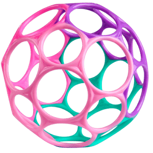 Oball Classic Bold Pink/Lilla/Blå (1 stk)