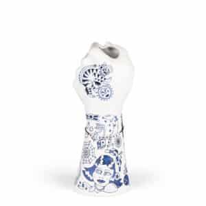 BOLD MONKEY Liberty Matters vase - blå keramik (H:31)