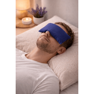 Øjenpude relax blå - Øjen og nakke pude - GodKarmaShop