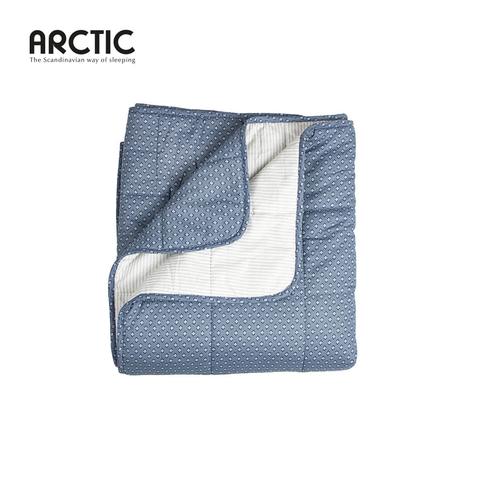 Arctic sommertæppe diamond 135x200 Blå