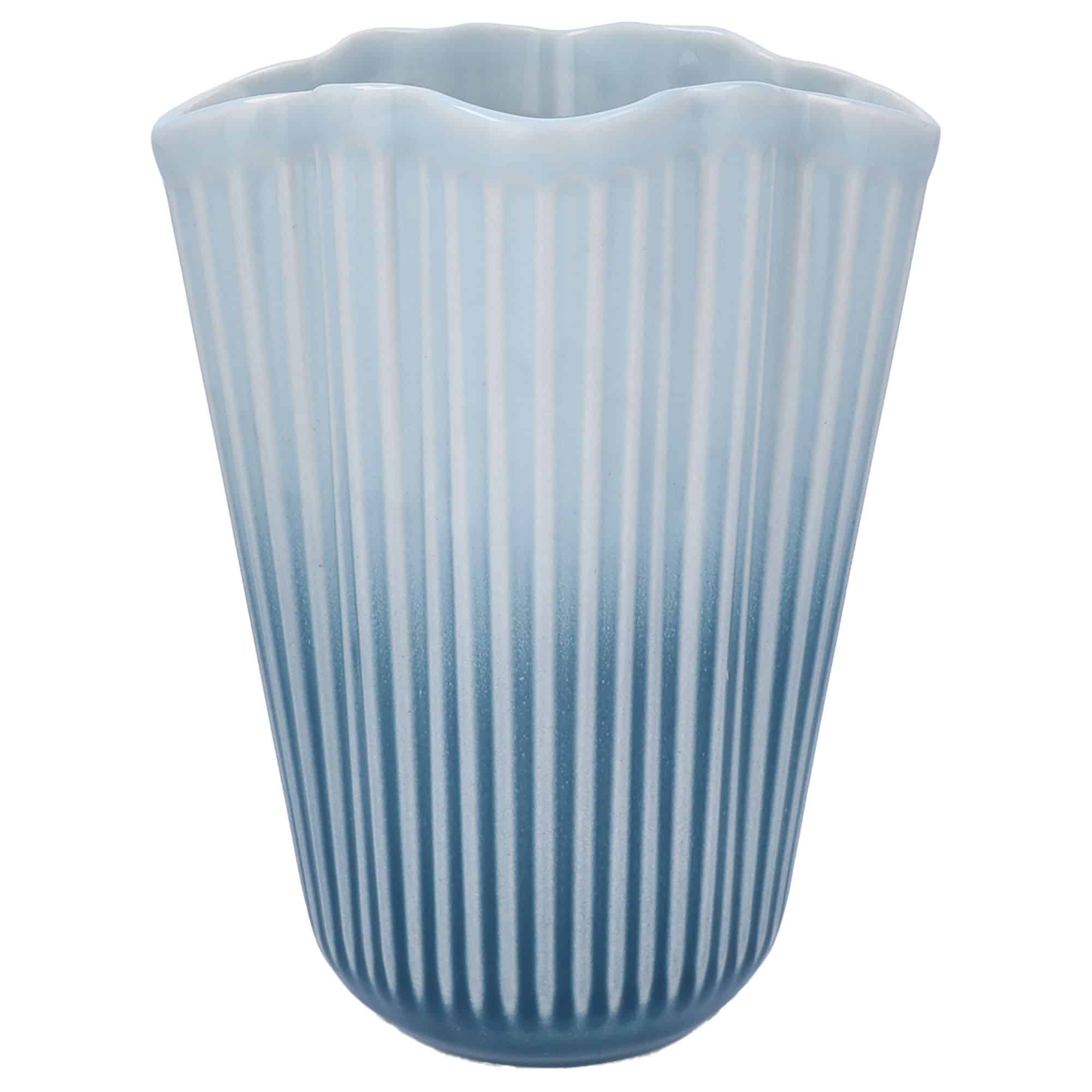 Kähler Hammershøi Unfold vase 20,5cm, blå