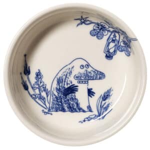 Moomin arabia Mumi Haru Mårran skål 12 cm, blå/hvid