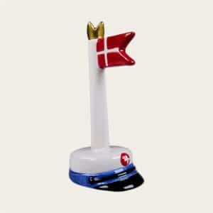 Studenterhue Med Dannebrog Flag Blå