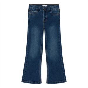 BIRKHOLM Bootcut Jeans Mørk Blå