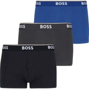 BOSS 3-pak Power boksershorts - blå nuancer til herre