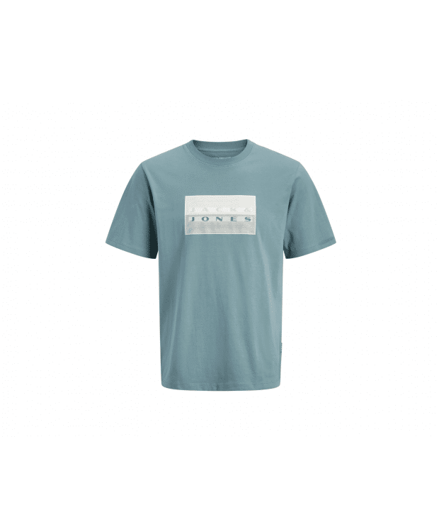 JACK & JONES MINI T-shirt i blå til drenge