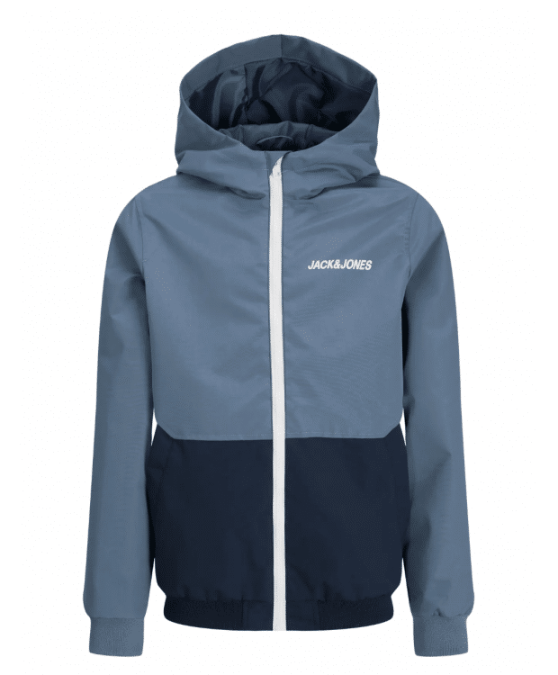 JACK & JONES MINI bomberjakke i blå til drenge