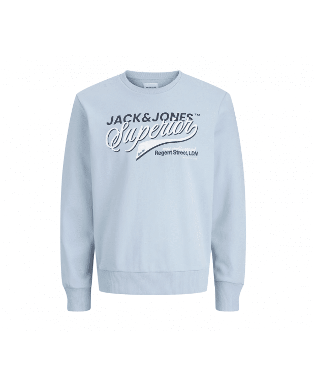 JACK & JONES MINI sweatshirt i blå til drenge