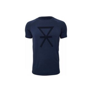 JBS of Denmark bambus-T-shirt med print i blå og sort til herre