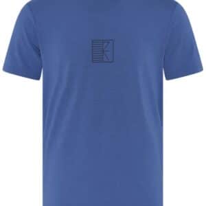 JBS of Denmark blå bambus-T-shirt med rund hals til herre