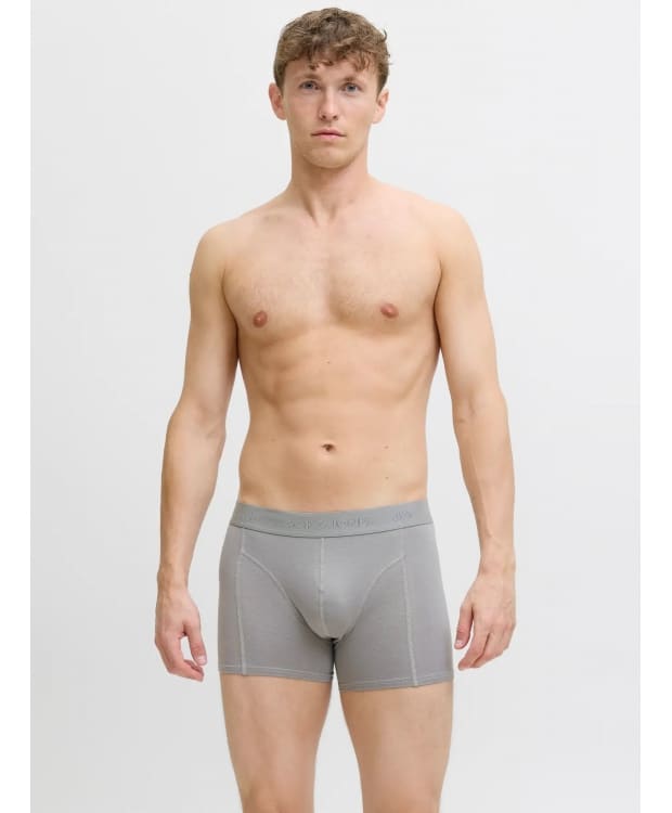 Jack & Jones 3-pak trunks i blå, grå og sort til herre