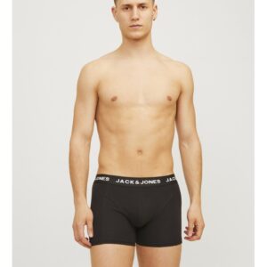 Jack & Jones 3-pak trunks i blå og sort med print til herre