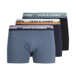 Jack & Jones 3pak multifarvet boksershorts i blå nuancer til herre