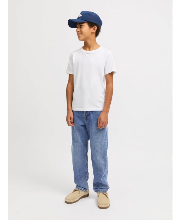 Jack & Jones Junior bukser i blå denim til drenge