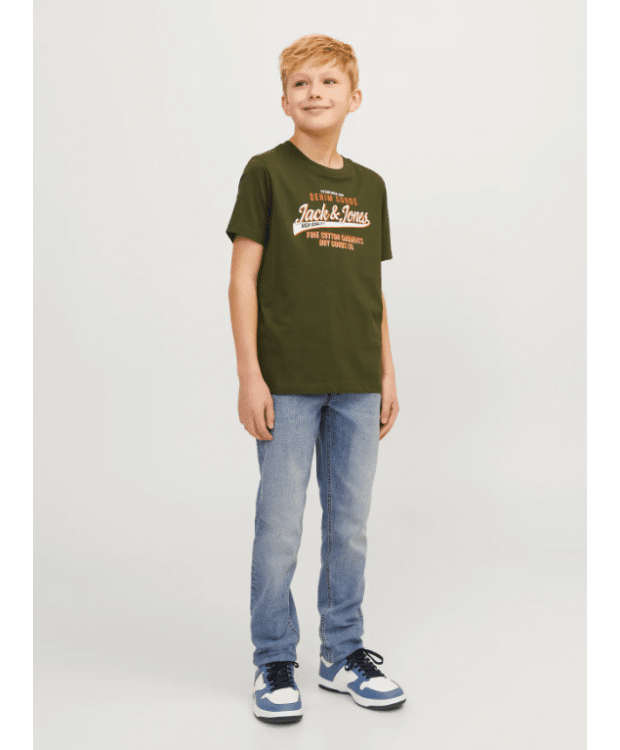 Jack & Jones Junior stretchjeans i blå denim til drenge