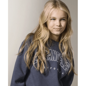 KIDS ONLY langærmet sweatshirt i blå til piger