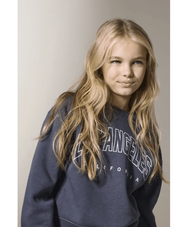 KIDS ONLY langærmet sweatshirt i blå til piger