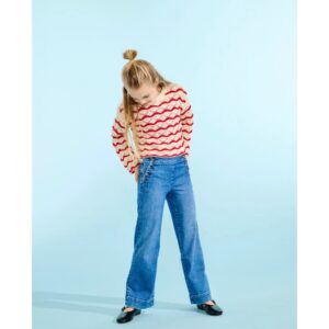 KIDS ONLY wide fit-jeans i blå til piger
