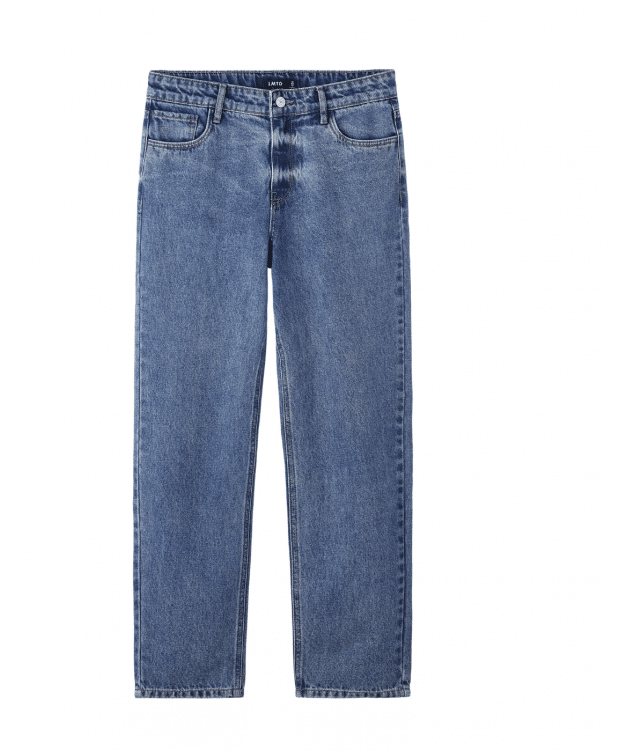 LMTD Nizza dad fit-jeans i mellemblå til drenge
