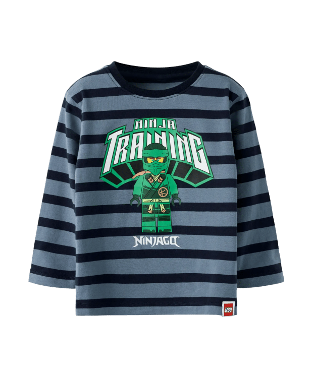 Name It NINJAGO langærmet T-shirt i blå til drenge