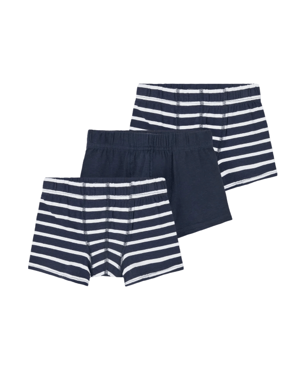 Name it 3-pak blå stribet boxershorts/underbukser til drenge