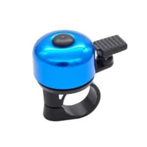 Ringeklokke mini blå med fjederhammer