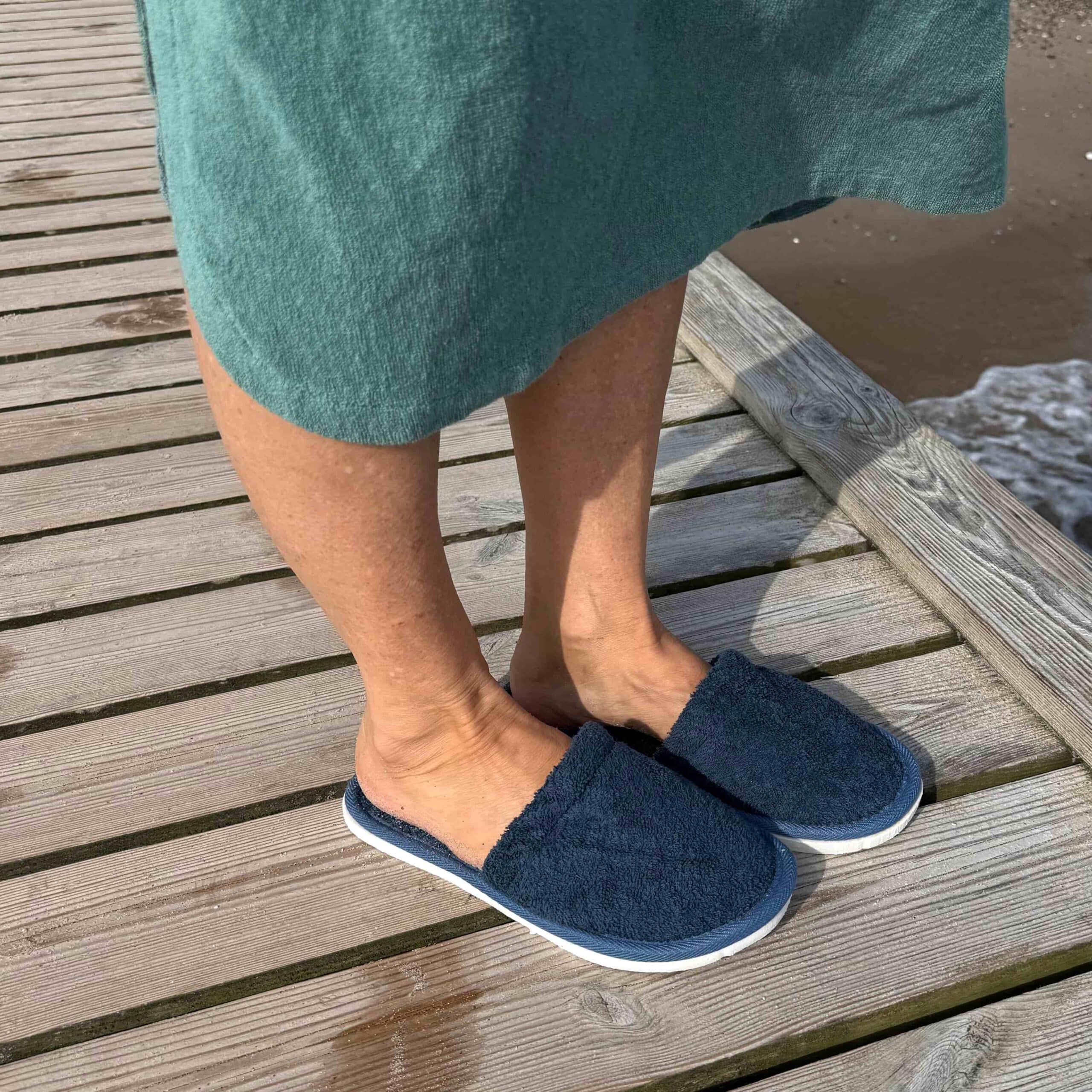 Slippers - Blå - 37-39