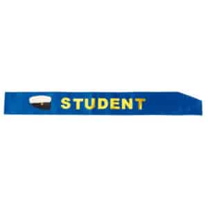 Student Skråbånd Blå/Guld