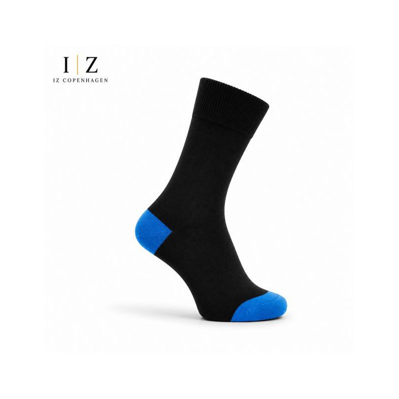 iZ Sock bambusstrømper sort/blå, unisex