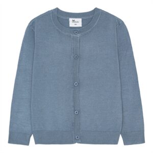 BIRKHOLM Strik Cardigan Støvet Blå